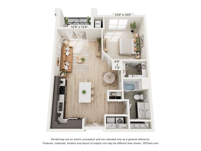 Plano de planta - Hideaway Heights