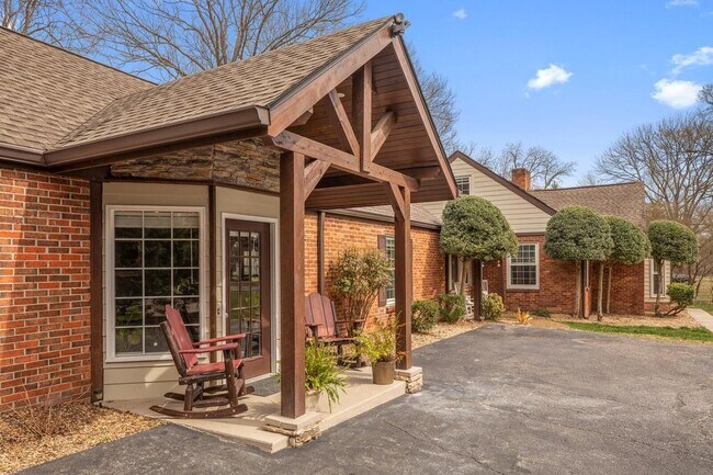 Front Door with Front Porch - 1217 Winding Way Rd