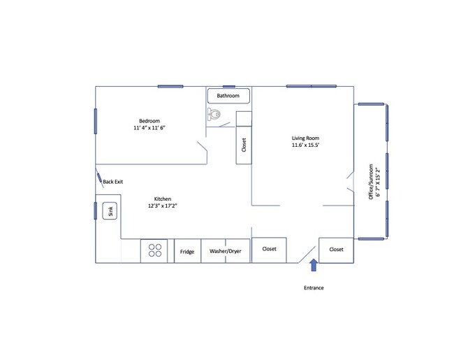 Plano de planta - 13 Moseley Ave