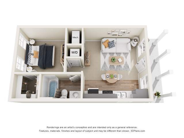 Floorplan - Oak Isle Cottages