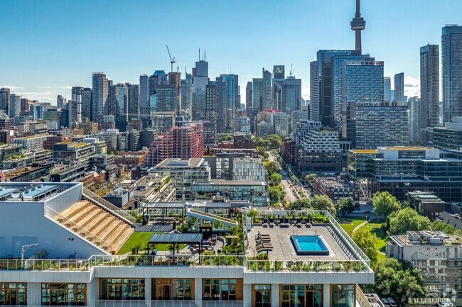 Terrasse sur le toit - West House