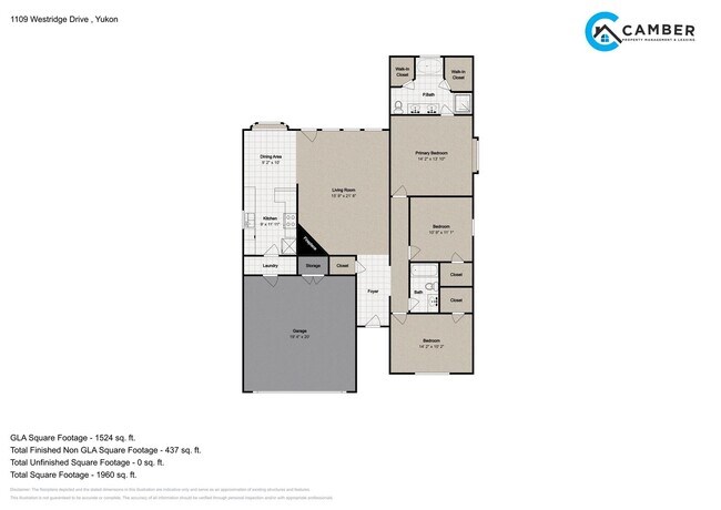 Foto del edificio - Very Nice 3 Bedroom 2 Bath Home in Mustang Schools