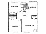 2 Bedroom 1 Bath