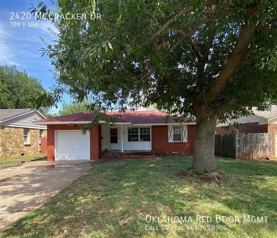 2420 McCracken Dr, Del City, OK 73115 House Rental in Del City, OK