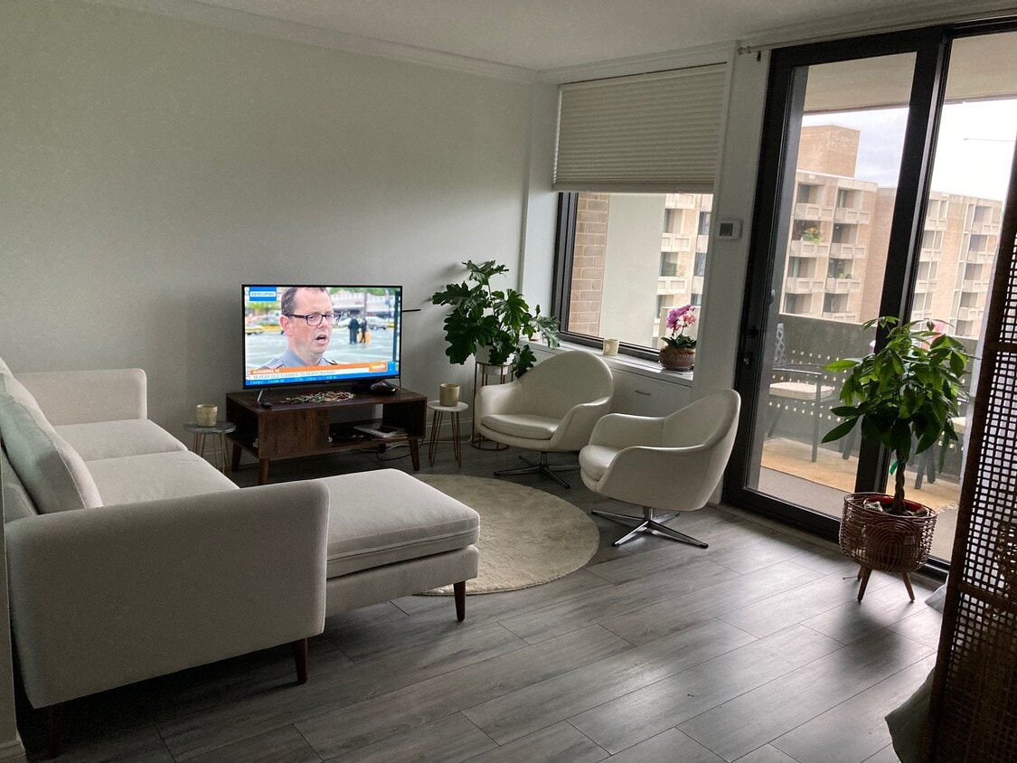 Balcony and living space - 240 M St SW (Washington, DC)