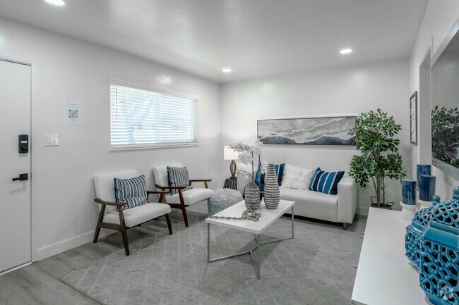 2 habitaciones, 1 baño - 669 pies cuadrados - Sala de estar - 870-899 S Philadelphia St.