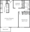 1 Bedroom E2