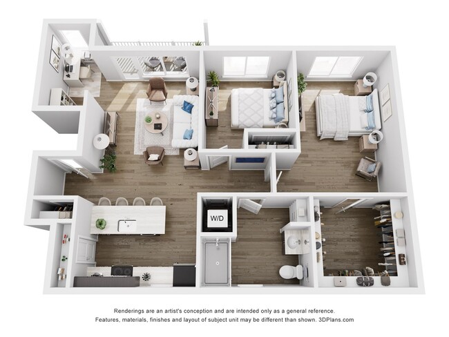Interior Photo - ECOFlats at Log City
