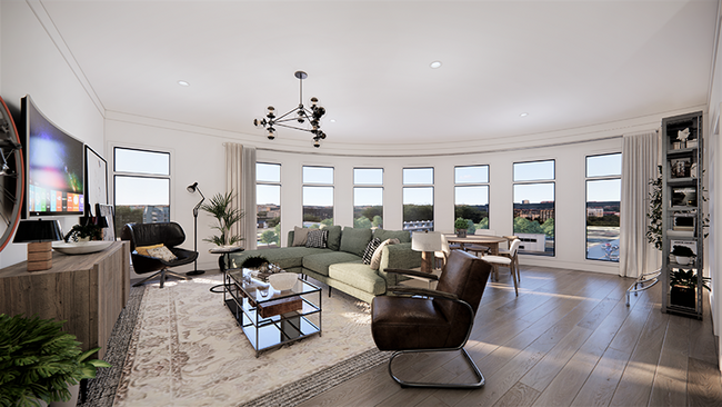 A214 Rendering_Living Room_1 - Alto Nashville