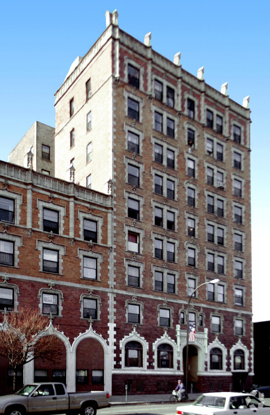 View from the southeast across Delaware Avenue - Touraine Apartments