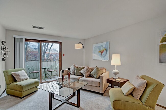 Sunset Ridge Family Room with Seating and Window - Sunset Ridge