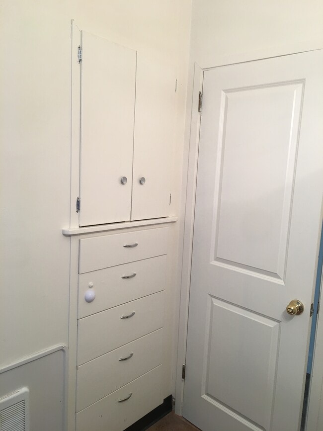 Built in cabinets and drawers in bathroom! - 115 N Main St
