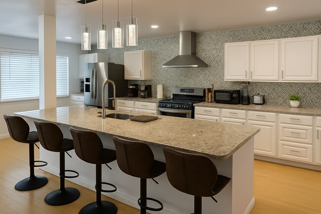 Enorme isla con capacidad para 4 personas. - 10116 Mercedes St