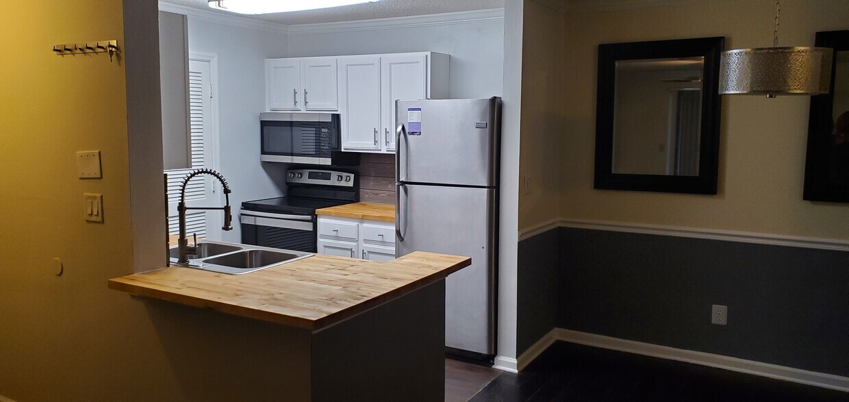 View of Kitchen from Living Room - 502 Granville Ct