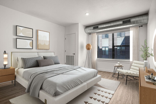 Virtually Staged Bedroom - Solis at Jackson Station