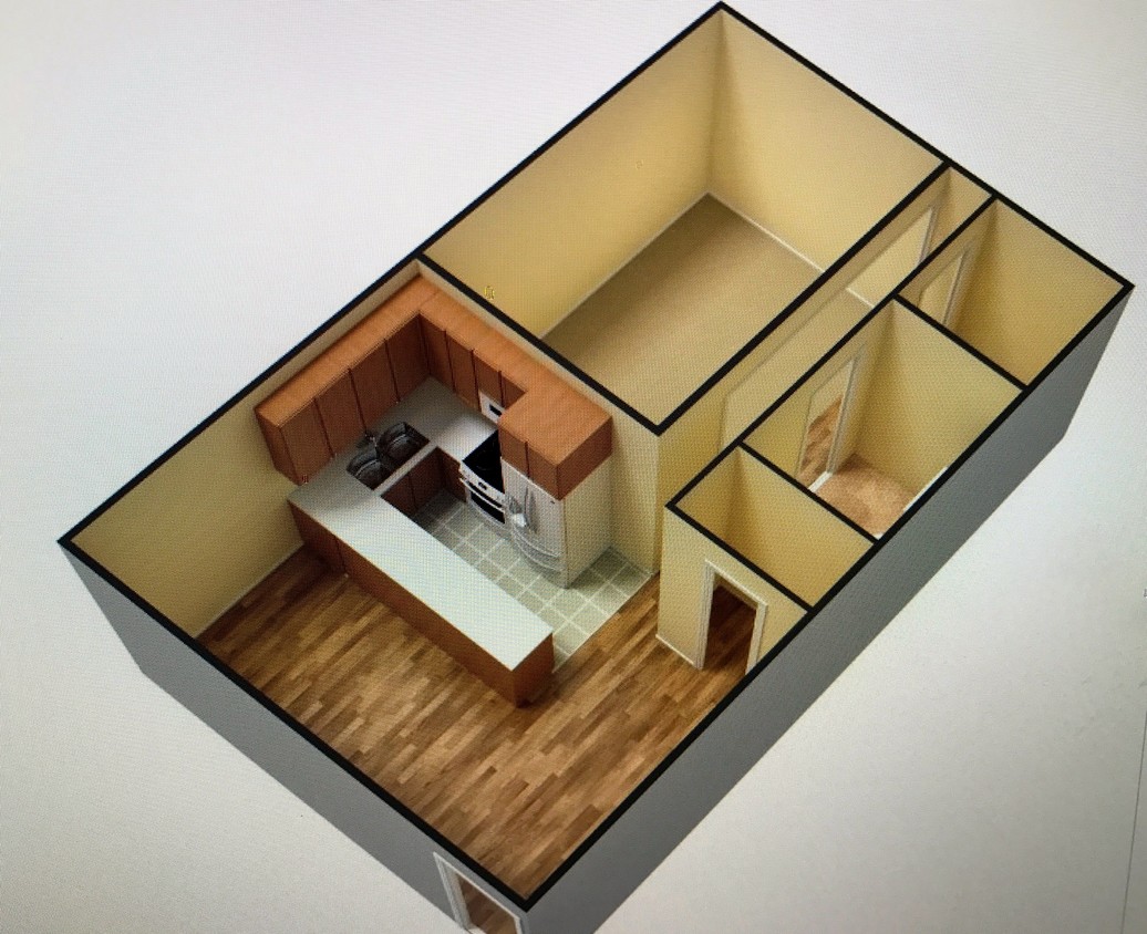 Apartamento de 1 habitación - None