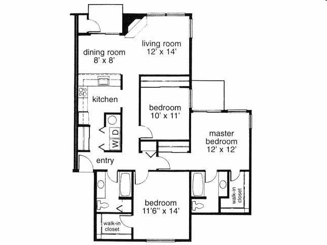 3BR/2BA - Pacific Pointe Apartments