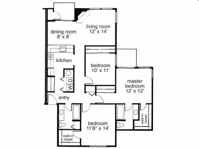 3HAB/2BA - Pacific Pointe Apartments