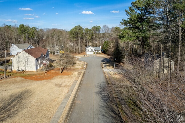 One of the many Cul-de-sac streets in the area.