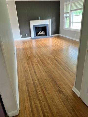 Newly refinished hardwood floors - 2118 Dearborn Dr