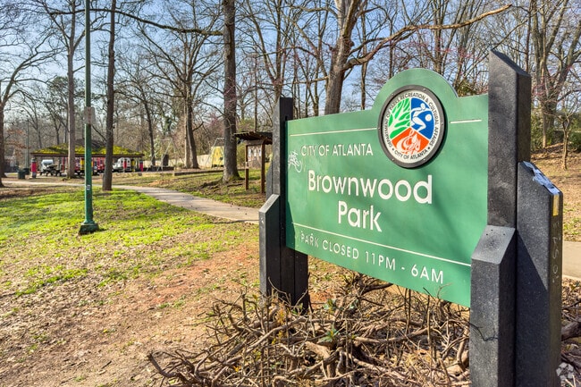 Welcome to Brownwood Park in East Atlanta.