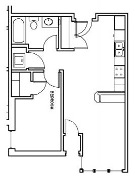 1HAB/1BA - Keeler Apartments