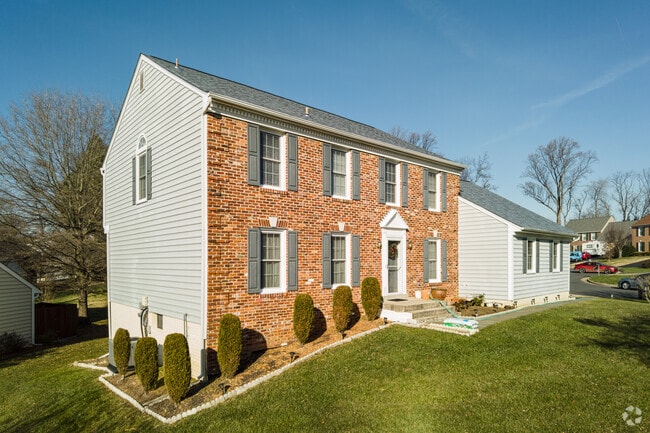 Bold brick single family homes are one of the styles you will see in Burke.