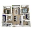 Two Bedroom / Two Bath