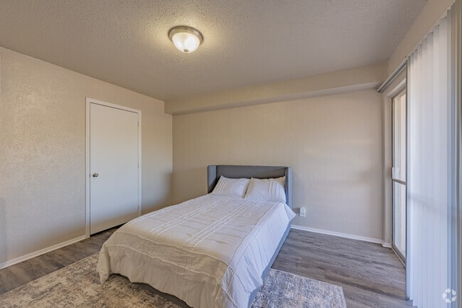 1BR, 1BA - 650SF - Bedroom - University View Denton
