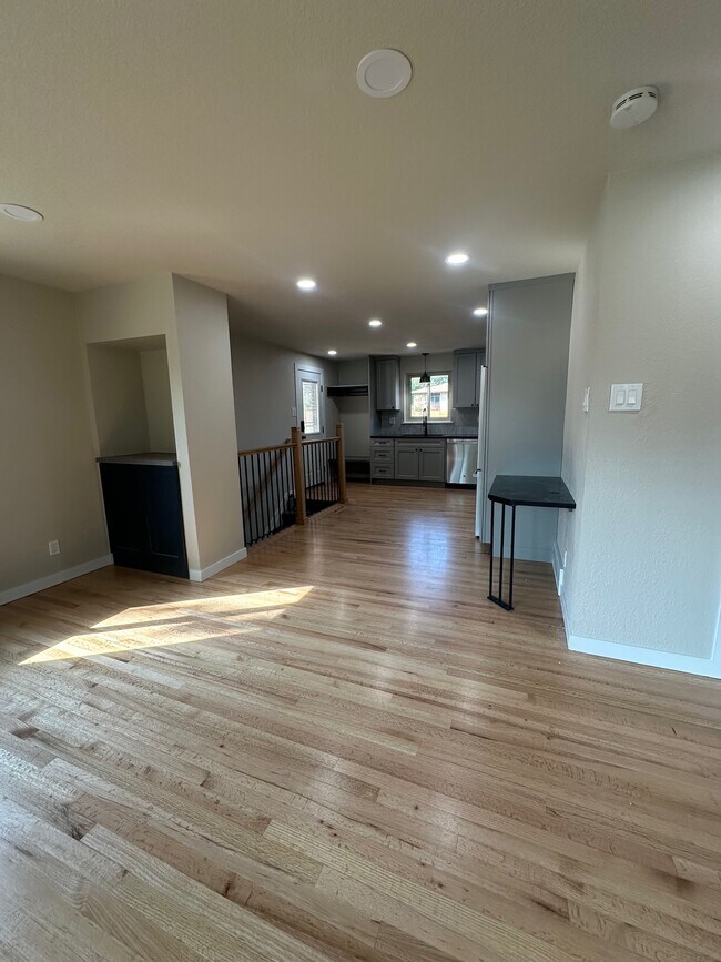View on entry from front door. Hardwood throughout - 5635 Dudley St