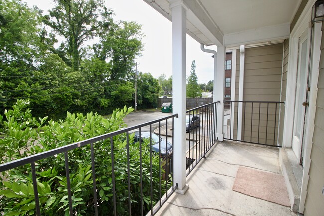 Private back balcony - 141 E Boyd Dr