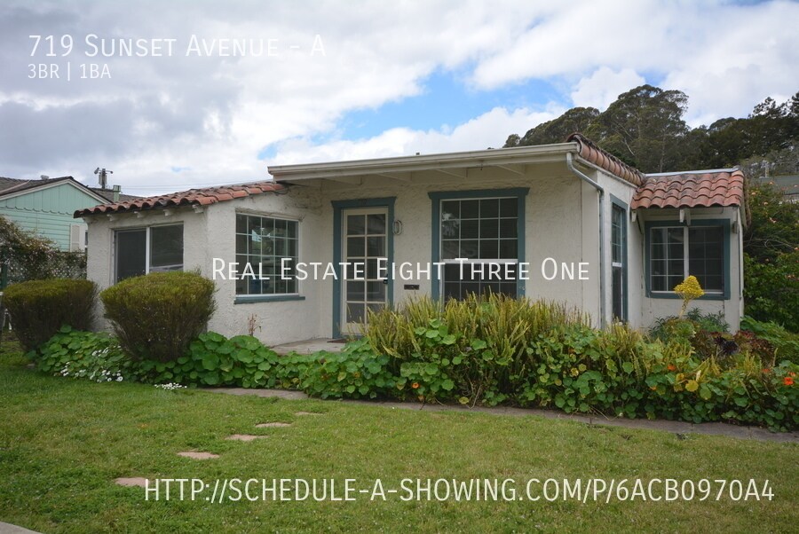 California Mediterranean Bungalow House for Rent in Capitola, CA