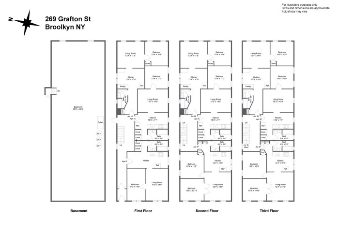 Plano de planta - 269 Grafton St