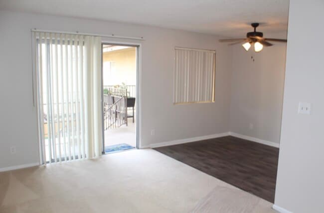 Slider to patio area off the living room. - 2502 Manhattan Beach Blvd Apartment