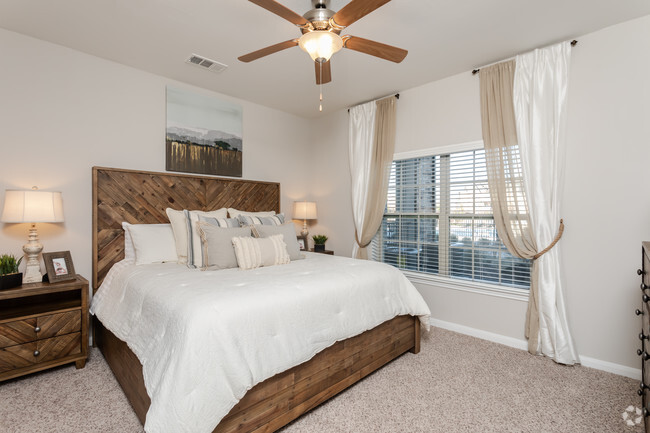 1BR,1BA - 826SF CHELSEA -BEDROOM - The Landry at Cross Creek