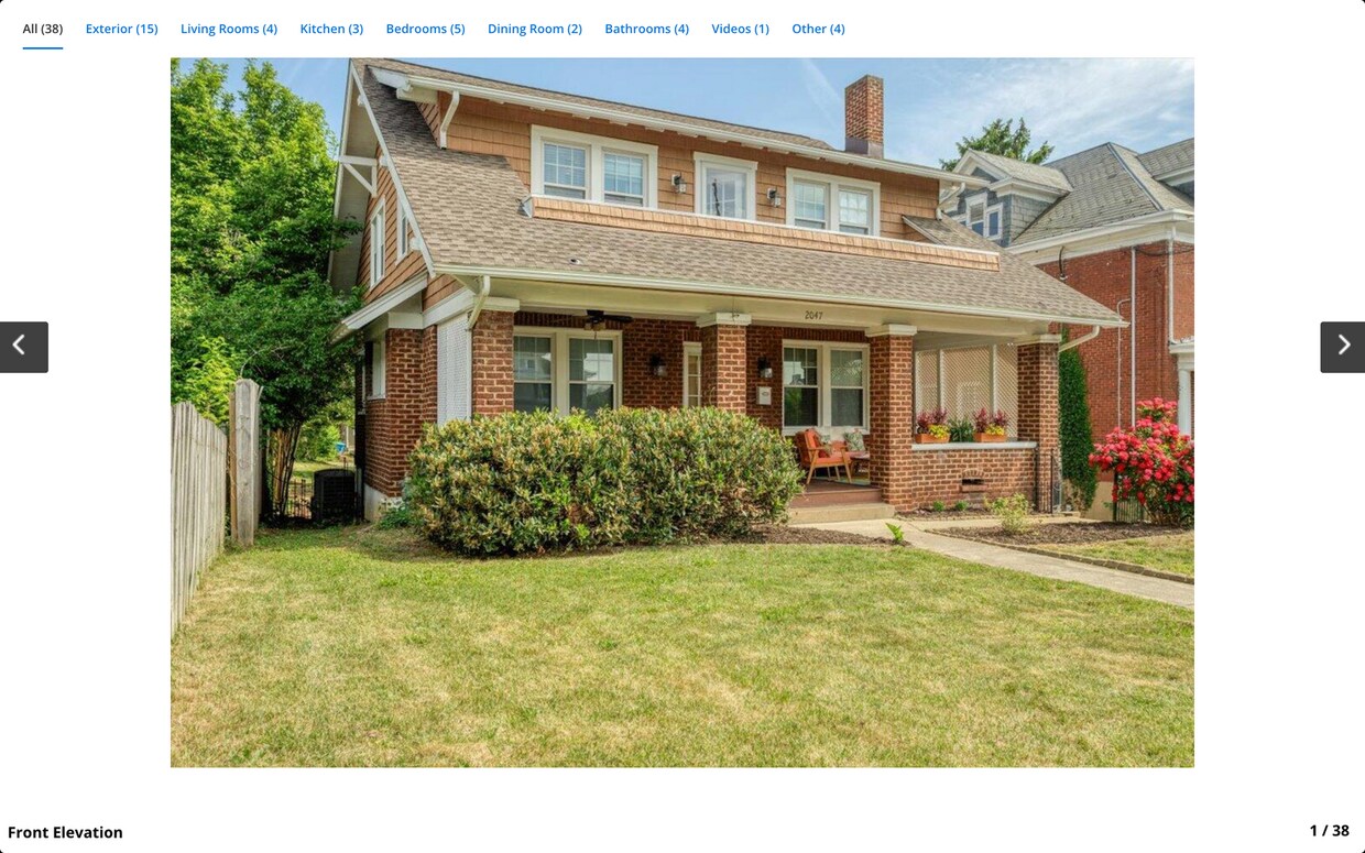 2047 Memorial Ave SW Roanoke, VA 24015 Alquileres en Roanoke, VA