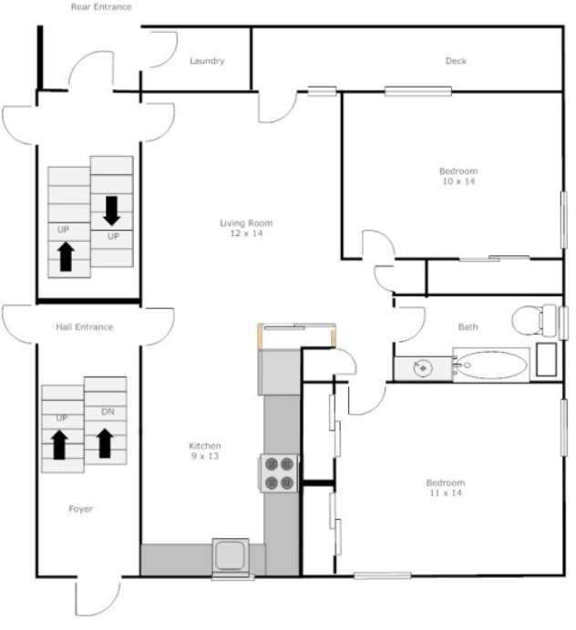 2BR/1BA - Cowesett Terrace