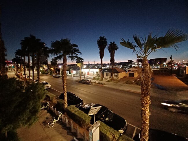 Balcony View NW Night - 608 S 3rd St