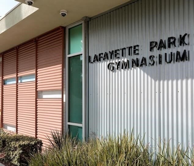 The gymnasium at Lafayette Park