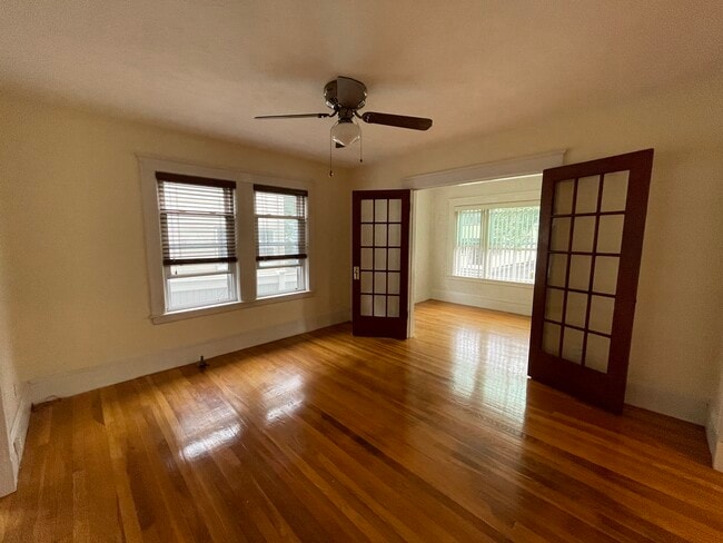 Newly painted living room - cream color - 92 Harnden Ave (Watertown, MA) Apartment