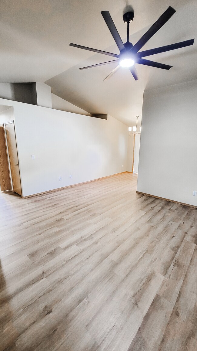 Living room - view from front door - 205 S Dewey Ave