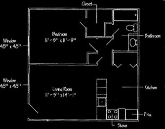 1BR/1BA - Smoky View Plaza