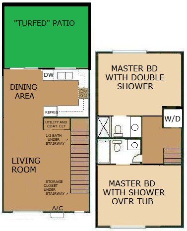 Casa adosada de 2 pisos - 240 Union Ave