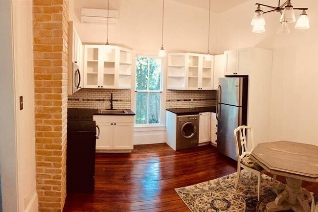 Brand new kitchen with European washer - 816 W Hopkins St