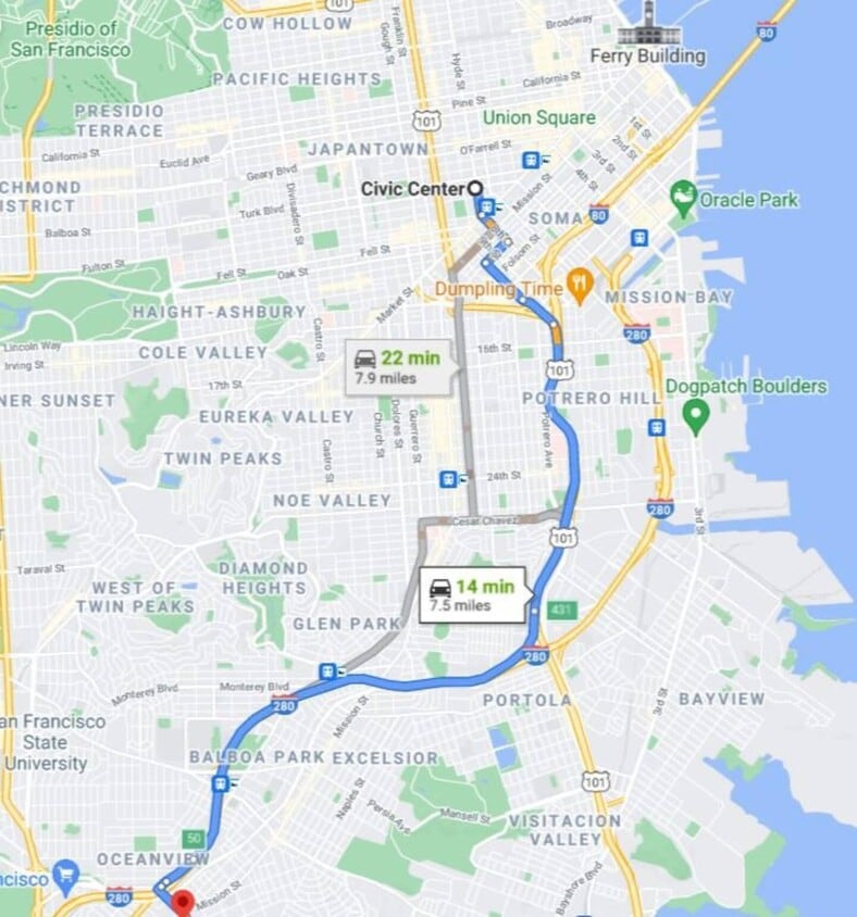 Brunswick Street Apartments in google map