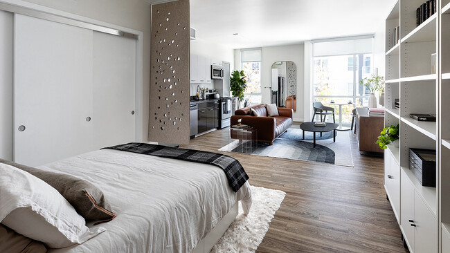 Dormitorio y sala de estar modelo Reno de Griffis East Village - Griffis East Village