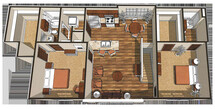 2 Bedroom Loft w/ Garage