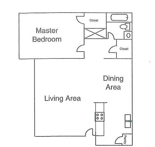 1HAB/1BA - University Gardens Apartments