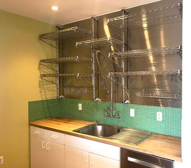 kitchen showing sink wall - 96 Broadway