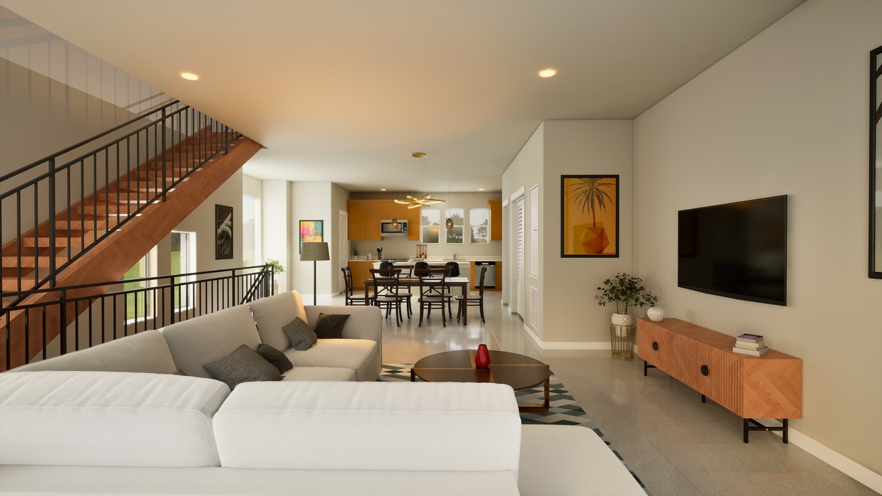 Living/Dining - 14751 Old Bandera Rd